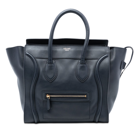 Celine Handbags - Pre-Loved Celine Mini Leather Luggage Tote